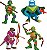 Brinquedos Playmates Tartarugas Ninja Adolescentes: Coleção Clássica de Heróis da Aventura Série 2 Exclusivo da Amazon - Imagem 1