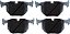 Beck/Arnley 085-1651 Premium ASM Pastilha de Freio - Imagem 1