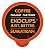 Cápsulas de Café Orgânico de Sumatra EKOCUPS, 30% a mais de café por xícara, Torra Escura de Comércio Justo, Mistura Reserva de Sumatra para Máquinas Keurig K Cup, Cá - Imagem 1