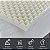 Nutan 2 polegadas Respirável Ovo Convoluted Shell Design Cobertura de Colchão | Suporte Ortopédico para Melhor Sono, Cobertura Macia para Dor nas Costas e Manutenção da Postura Correta, Gêmeo, Branco - Imagem 5