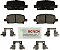 Conjunto de pastilhas de freio de disco de cerâmica azul BOSCH BE865H com hardware - Compatível com Acura MDX selecionado; Honda Odyssey, Pilot; TRASEIRO - Imagem 1