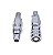 Conjunto de Acoplador Rápido Hidráulico de Encaixe Rápido FridayParts 10 JIC Thread 1/2 Flat Face para Bobcat New Holland Case GEHL, Prata - Imagem 4