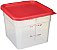 Recipiente de Armazenamento CamSquare Cambro 6SFSPP190, Translúcido, 6 qt Com Tampa - Imagem 1