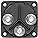 Interruptor Seletor de Bateria da Série m da Blue Sea Systems 6007200, Preto - Imagem 2