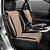 Capas de couro sintético bege para assentos dianteiros da Motor Trend - capas premium para bancos de automóveis, feitas para veículos com encostos de cabeça removíveis, capas internas para caminhão, van e SUV. - Imagem 2
