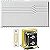 Kit de Campainha com Fio de Duas Notas Newhouse Hardware com Transformador e Botões de Pressão Iluminados de Montagem Superficial, 16VAC / 10 VA, Branco - Imagem 1