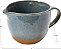 Tigela Criativa Co-Op Quart Stoneware com Acabamento de Esmalte Reativo e Alça, Azul, 8 onças. - Imagem 5