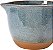 Tigela Criativa Co-Op Quart Stoneware com Acabamento de Esmalte Reativo e Alça, Azul, 8 onças. - Imagem 3