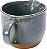 Tigela Criativa Co-Op Quart Stoneware com Acabamento de Esmalte Reativo e Alça, Azul, 8 onças. - Imagem 2