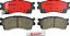 Conjunto de pastilhas de freio dianteiras de disco cerâmico premium Brembo P30016N para KIA OE# 0K9D03328Z - Imagem 1
