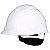 Capacete de segurança estilo boné sem ventilação SecureFit H-701SFR-UV, branco, com sensor Uvicator, suspensão de catraca de difusão de pressão de 4 pontos, ANSI Z87.1 - Imagem 1