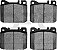 Pastilhas de freio cerâmicas da Dynamic Friction Company 3000 - Conjunto dianteiro 1310-0145-10 - Imagem 1
