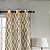 Cortina de janela isolada pesada Blackout365 Kittattinny Geométrica em tons de taupe - conjunto de 2 painéis, 38 x 84 polegadas, 2 peças - Imagem 2