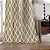 Cortina de janela isolada pesada Blackout365 Kittattinny Geométrica em tons de taupe - conjunto de 2 painéis, 38 x 84 polegadas, 2 peças - Imagem 3