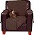 Protetor de Capa para Cadeira à Prova d'Água e Antiderrapante Furhaven para Cães, Gatos e Crianças - Capa de Móveis para Sala de Estar com Estampa Acolchoada de Pegadas - Espresso - Imagem 1