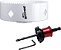 Kit de Serra Copo Bi-Metal Disston QUICKCORE para Luz Embutida com Arbor de 5-3/4 e 3/8. Usado para instalar um Lustre de 5. Corta Madeira, Metal, Plástico e Aço In - Imagem 1