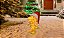ProdutoWorks 18 polegadas Peanuts 3D LED Pré-iluminado Woodstock em Chapéu de Papai Noel Decoração de Arte de Jardim de Natal, 35 Luzes. - Imagem 2
