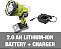 Lanterna de mão sem fio Sun Joe 24V-1500FL-LTE-P1 24V IONMAX 1500-Max Lumen LED, Lanterna de mão/ponto de luz/lanterna de inundação, Iluminação de - Imagem 3