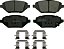Conjunto de pastilhas de freio dianteiras Wagner QuickStop ZD1864 para 2020 Chevrolet Spark - Imagem 1