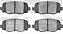 Pastilhas de freio avançadas Dynamic Friction Company 5000 - Cerâmica 1551-1734-00 - Conjunto traseiro - Imagem 1