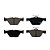 Pastilhas de freio traseiras semi-metálicas SIM-1808 para Subaru Outback Legacy Forester Crosstrek Ascent WRX - Imagem 1