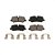 Pastilhas de freio a disco traseiras de cerâmica CMX-D1099 para Land Rover Range Sport LR4 LR3 - Imagem 1
