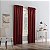 Painel cortina de bolso de barra isolada Sun Zero Barrow 2-Pack Total Blackout Solid, 54 x 108, Vinho - Imagem 4