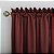 Painel cortina de bolso de barra isolada Sun Zero Barrow 2-Pack Total Blackout Solid, 54 x 108, Vinho - Imagem 2
