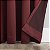 Painel cortina de bolso de barra isolada Sun Zero Barrow 2-Pack Total Blackout Solid, 54 x 108, Vinho - Imagem 3