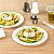 Pratos Descartáveis Premium de 9 Polegadas Moderna, 40 Pratos de Plástico Redondos para Festas - Padrão de Ondas, Resistente, Pratos de Jantar de Plástico Branco, Para Alimentos Quentes e F - Imagem 4