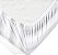 Lençol de Berço Justo em Algodão Orgânico Lush Decor Baby Jungle Adventure, 2 Pacotes, Cinza, 52 C x 28 L + 9 Queda - Imagem 5