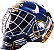 Máscara de goleiro de hóquei licenciada pela equipe da NHL da Franklin Sports - Máscara de goleiro para hóquei de rua para crianças - Máscaras de hóquei de rua da equipe juvenil da NHL - Imagem 1