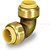 Conexão de Tubo de Cotovelo de 90 Graus da Supply Giant VQF901-5 para Conectar Pex, Cobre, CPVC, 1 Polegada, Pacote de 5 em Latão - Imagem 4