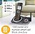 Telefone sem fio AT&T CL82319 DECT 6.0 com 3 ramais para casa, com atendedor de chamadas, bloqueio de chamadas, identificador de chamadas, intercomunicador e alcance longo, preto. - Imagem 5