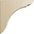 Ekena Millwork BKTW01X08X08OLRW-CASE-2 Suportes de madeira olímpica média de madeira, 1 3/4 L x 8 P x 8 A (pacote com 2), - Imagem 3