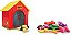 Recursos de aprendizagem Kit de Ensino Tátil Casa do Ruff, Brinquedo de Coordenação Motora Fina, 30 Peças, Idade 3+ - Imagem 5