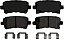 Conjunto de pastilhas de freio traseiras Wagner QuickStop ZD1430 para Chevrolet Malibu 2015 - Imagem 1
