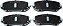 Beck/Arnley 085-1842 Pastilha de Freio Premium ASM - Imagem 2