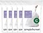Sacolas de lixo com cordão simples C de ajuste personalizado em pacotes de dispensador, 100 unidades, 10-12 litros / 2,6-3,2 galão, branco - Imagem 1