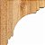 Ekena Millwork COR04X08X08PEC00RWR 4W x 8D x 8H Pescadero Rough Sawn Corbel, Western Red Cedar
Ekena Millwork COR04X08X08PEC00RWR 4L x 8 - Imagem 3