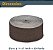 Rolo de lixa de pano de esmeril 120 GRIT POWERTEC 49000-P2V, 1-1/2 polegadas x 10 jardas, 2 unidades. - Imagem 4