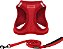 Colete de arnês de pelúcia para cães Voyager Step-in - Arnês de Pelúcia Macia, Arnês de Colete e Combo de Trela para Cães Reflectivos de 5 pés com Alça de Neoprene para Cães - Imagem 1
