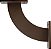 Suporte de Aço Ekena Millwork BKTM02X07X07BRHBR de 2 polegadas L x 7 polegadas P x 7 polegadas A Bradford, Marrom Martelado - Imagem 4