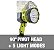 Sun Joe 24V-1500FL-CT 24V IONMAX Lanterna de mão LED sem fio de 1500 lumens/spotlight/floodlight, iluminação de 700 jardas, cabeça pivotante de 90 graus - Imagem 4