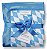 Manta para Carrinho SwaddleDesigns, Manta Aconchegante de Bebê/Criança, 30x40 polegadas, Diamantes para Sempre com Acabamento em Cetim Azul, Azul Safira - Imagem 1
