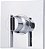 Danze D562044T Sirius Kit de Acabamento para Válvula Termostática de Chuveiro de 3/4 Polegadas com Alça Única, Válvula não Incluída, Cromado - Imagem 1