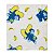 Bem-vindo ao Universo Baby Curioso George Branco, Azul Marinho e Amarelo Chapéu e Bananas Super Macia Cobertor de Bebê - Imagem 1