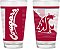 Rico Industries NCAA Copos de 16 onças com logotipo impresso digitalmente, Conjunto prático de 2 copos clássicos para fãs, Seguros para lava-louças - Imagem 1