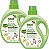 Detergente para a roupa WBM, Detergente para a roupa líquido à base de plantas, 50 cargas no total, 34 fl oz/cada - Pacote com 2 unidades. - Imagem 1