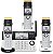 Telefone sem fio VTech IS8151-3 Super Long Range com 3 ramais e tecnologia DECT 6.0 para casa, com atendedor de chamadas, alcance de 2300 pés, bloqueio de chamadas, Bluetooth, entrada para headset, backup - Imagem 1